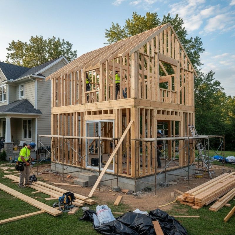 Building Addition Framing
