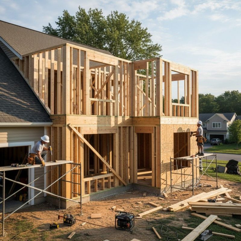 Building Addition Framing