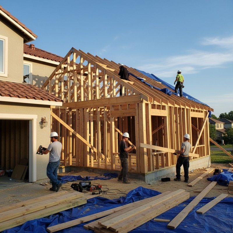 Building Addition Framing