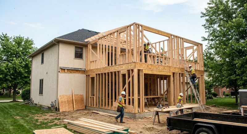 Building Addition Framing